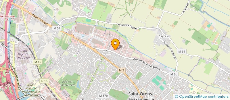 localisation de l'entreprise OTONOMIA CONSEIL à SAINT-ORENS-DE-GAMEVILLE