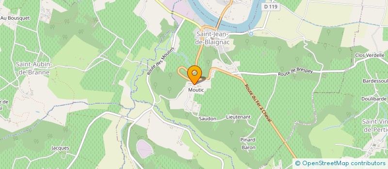 localisation de l'entreprise OTONOMY PRODUCTION  SAINT-JEAN-DE-BLAIGNAC