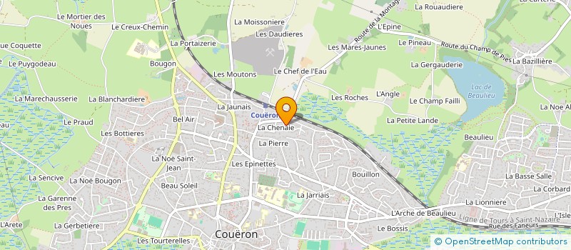 localisation de l'entreprise OTOSAN à COUERON