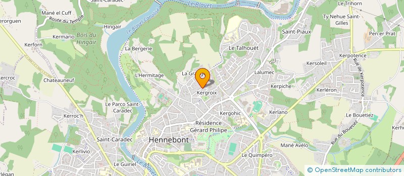 localisation de l'entreprise OTP CONSTRUCTION  HENNEBONT