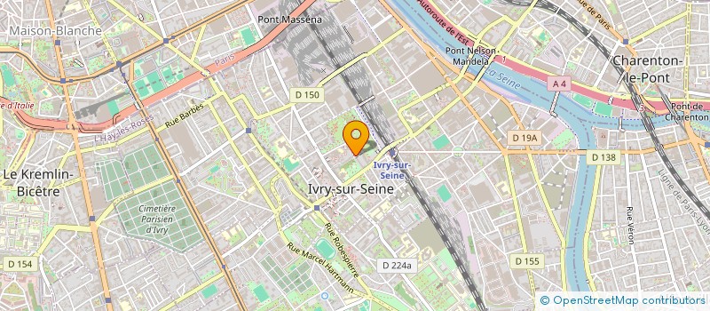 localisation de l'entreprise OTR EXPRESS  IVRY-SUR-SEINE