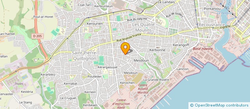 localisation de l'entreprise OTRA à BREST