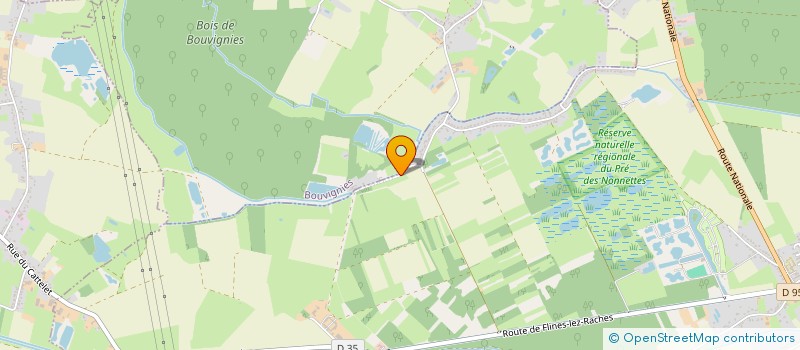 localisation de l'entreprise OTRA-CARAVANING à BOUVIGNIES