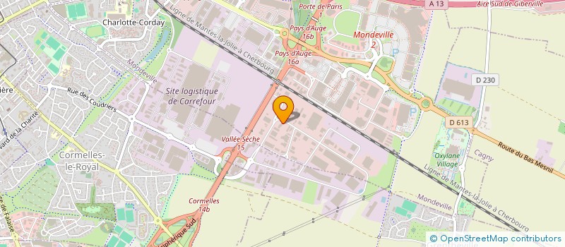 localisation de l'entreprise OTRE NORMANDIE  MONDEVILLE