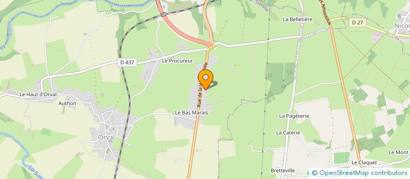 localisation de l'entreprise OTREM CONDITIONNE  ORVAL SUR SIENNE
