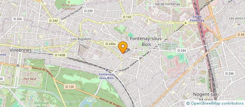 localisation de l'entreprise OTREMENT DIT à FONTENAY-SOUS-BOIS