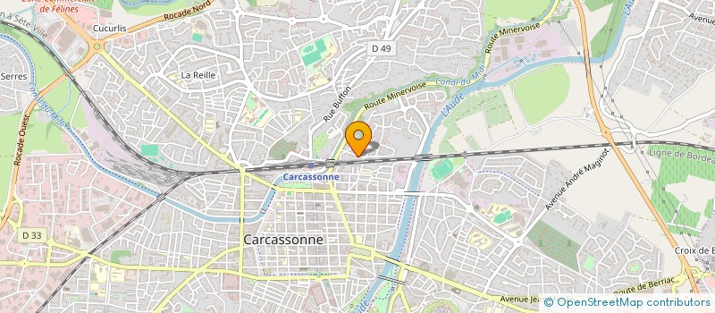 localisation de l'entreprise OTREMENT SOPHRO à CARCASSONNE