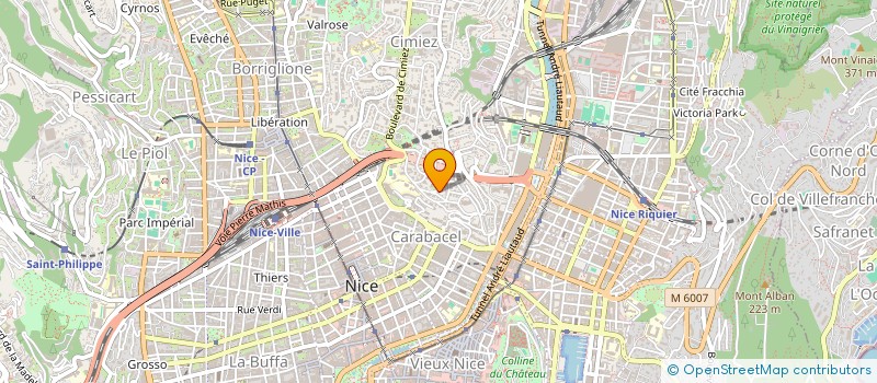 localisation de l'entreprise OTRISTAL à NICE