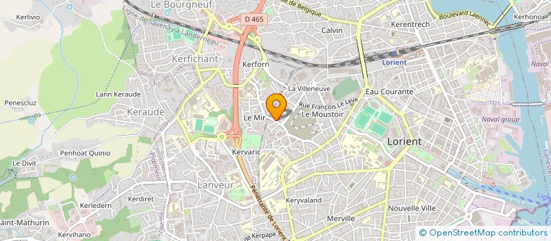 localisation de l'entreprise OTS BAT  LORIENT