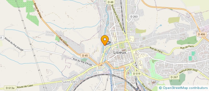 localisation de l'entreprise OTSUGAM à LISIEUX
