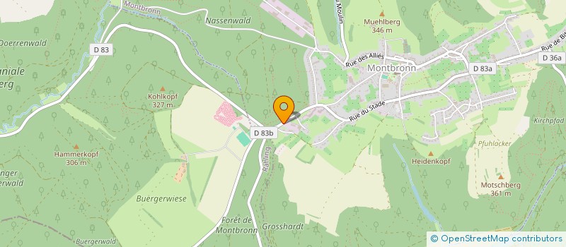 localisation de l'entreprise OTT ET FILS à MONTBRONN