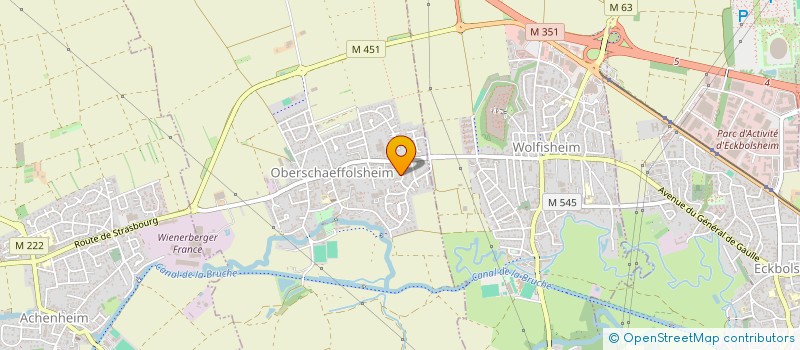 localisation de l'entreprise OTT IMMOBILIER  OBERSCHAEFFOLSHEIM