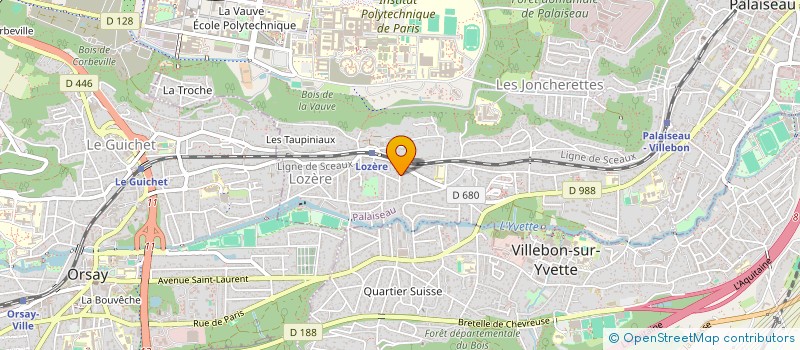 localisation de l'entreprise OTT SERVICES à PALAISEAU