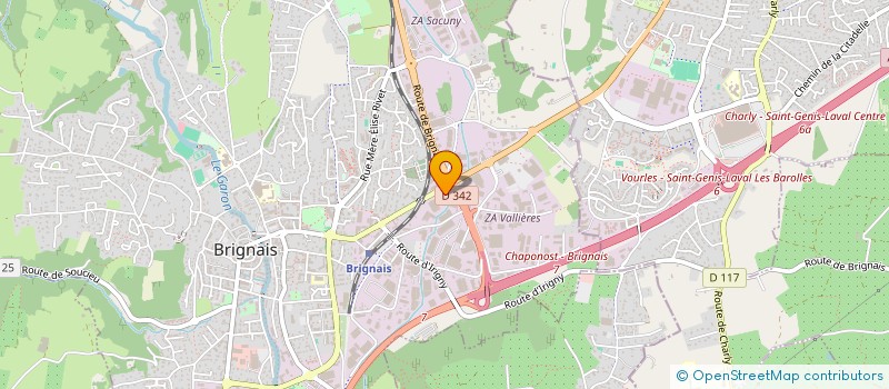 localisation de l'entreprise OTTA ENERGIE  BRIGNAIS