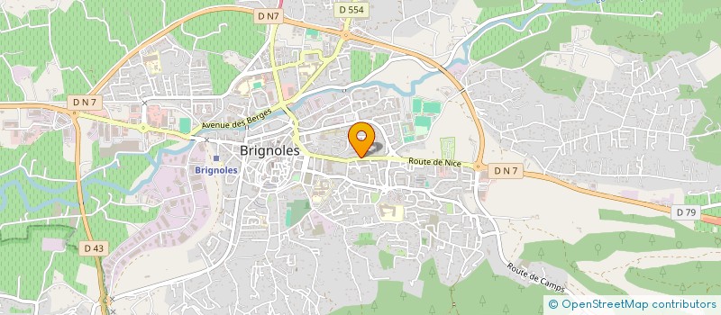 localisation de l'entreprise OTTAVIANI LOGISTIQUE à BRIGNOLES