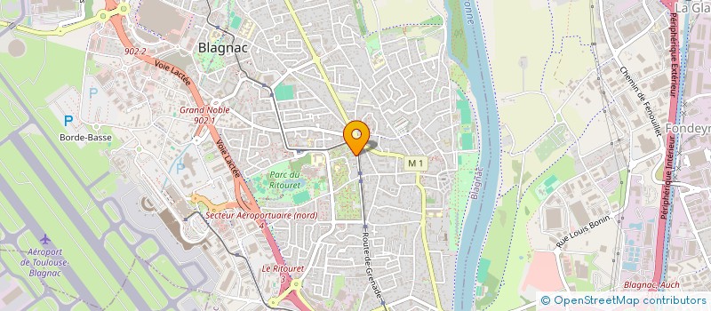 localisation de l'entreprise OTTAVIANO TRANSPORTS à BLAGNAC