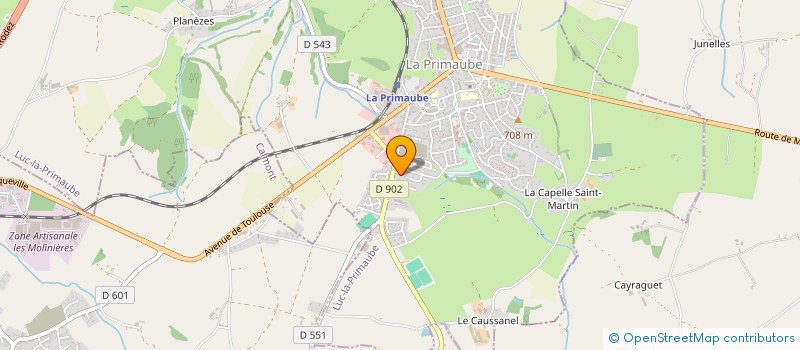 localisation de l'entreprise OTTAWA  LUC-LA-PRIMAUBE