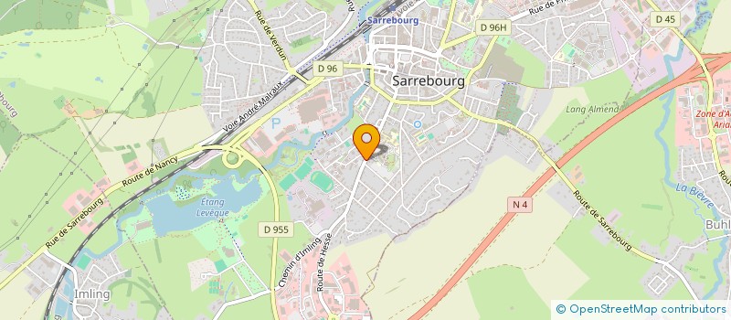 localisation de l'entreprise OTTINGER NICOLAS FRERES à SARREBOURG