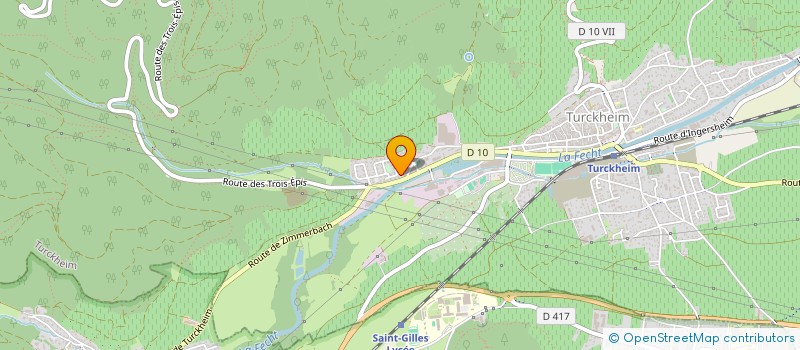 localisation de l'entreprise OTTMANN & FILS  ZIMMERBACH