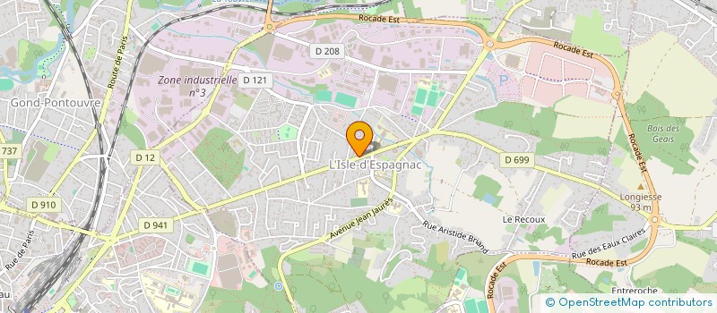 localisation de l'entreprise OTTO  L'ISLE-D'ESPAGNAC