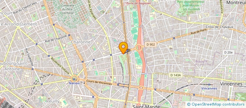localisation de l'entreprise OTTO CATERING à MONTREUIL