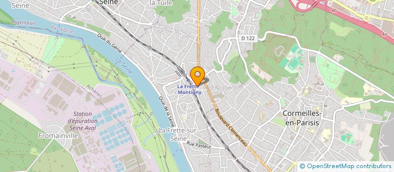 localisation de l'entreprise OTTOFILO  LA FRETTE-SUR-SEINE