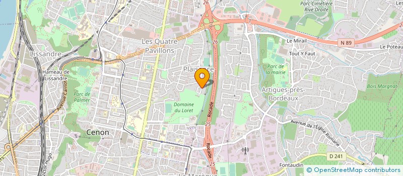 localisation de l'entreprise OTTOMAN  CENON