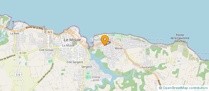 localisation de l'entreprise OU ALLONS NOUS AUJOURD'8POLE 3 SERVICE A LA PERSONNE à LE MOULE