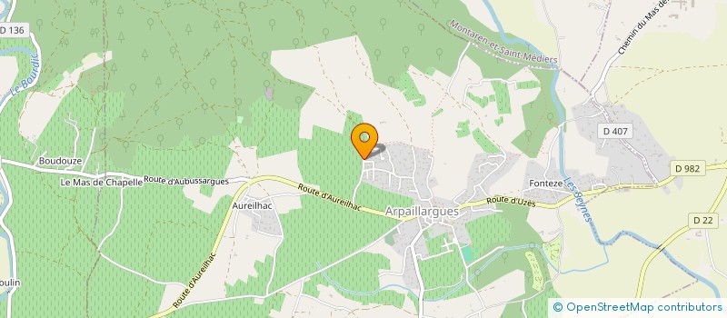 localisation de l'entreprise OU BIEN  ARPAILLARGUES-ET-AUREILLAC