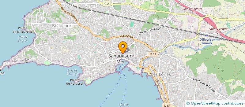 localisation de l'entreprise OU FAUX FILET à SANARY-SUR-MER