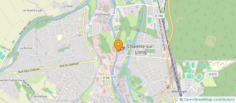 localisation de l'entreprise OUACOFENG à CHALETTE-SUR-LOING