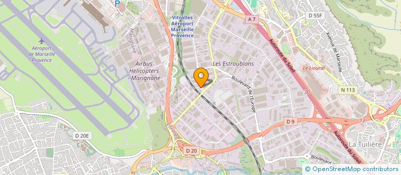 localisation de l'entreprise OUACOM  VITROLLES