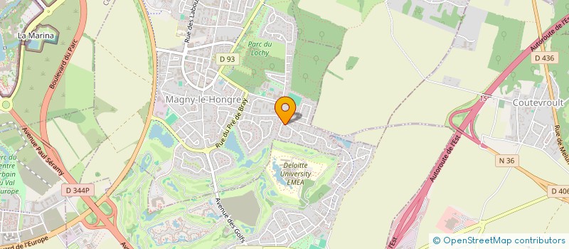 localisation de l'entreprise OUADDAY  MAGNY-LE-HONGRE