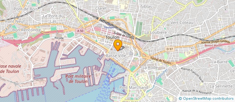 localisation de l'entreprise OUADI MOHAMED ET KHATTABI AISS à TOULON