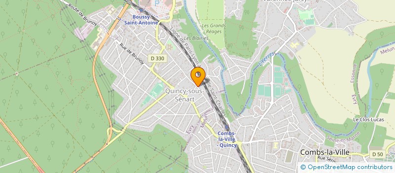 localisation de l'entreprise OUAICH OUAICH PROD  QUINCY-SOUS-SENART