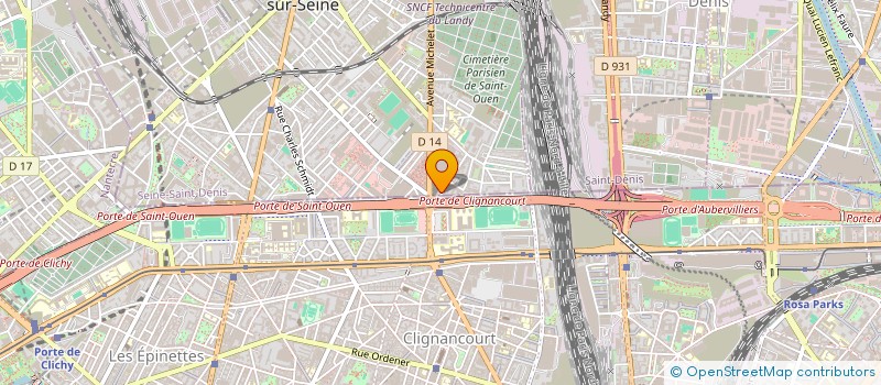 localisation de l'entreprise OUALI à SAINT-OUEN-SUR-SEINE