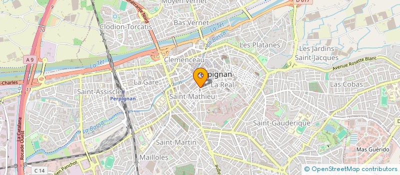localisation de l'entreprise OUALI  PERPIGNAN