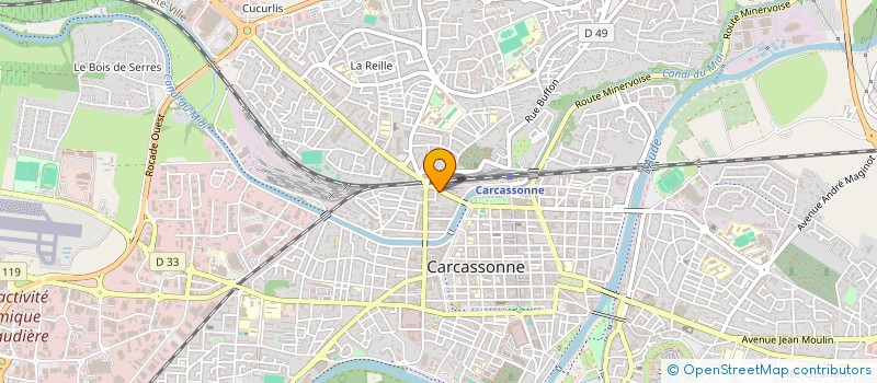 localisation de l'entreprise OUALI PIECES AUTO  CARCASSONNE