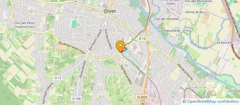 localisation de l'entreprise OUALID-AMINE à OLIVET