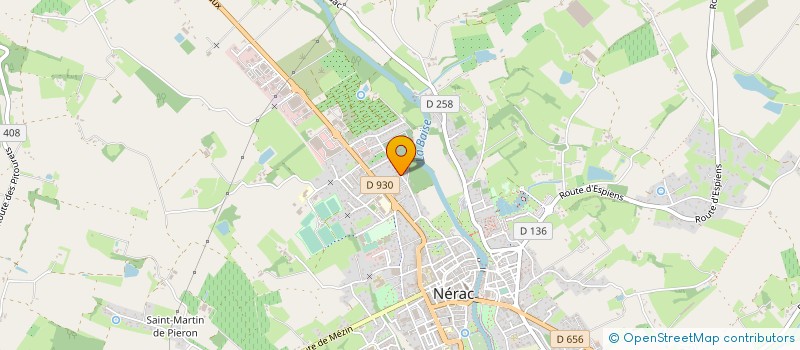 localisation de l'entreprise OUALIDIA à NERAC