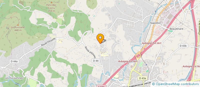 localisation de l'entreprise OUALIRI INVEST  AUBAGNE