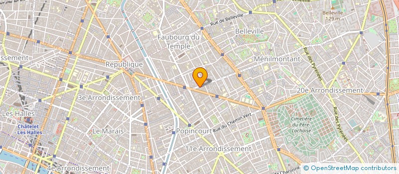 localisation de l'entreprise OUALLOUCHE & BENIHADDADENE  PARIS
