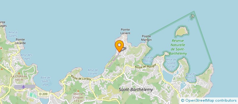 localisation de l'entreprise OUANALAO INVESTMENT à SAINT-BARTHELEMY