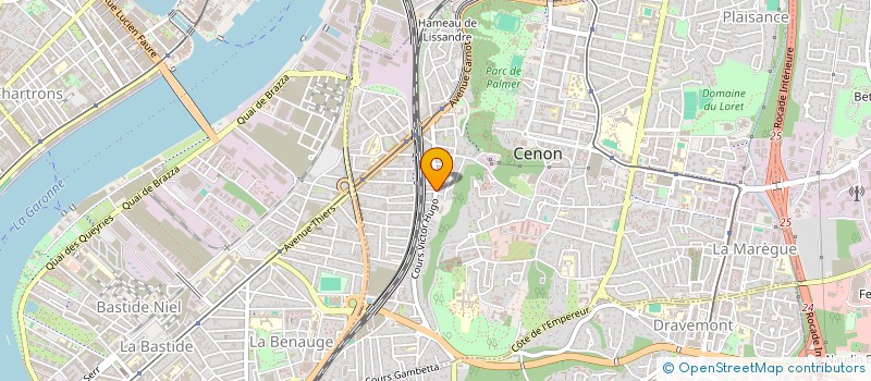 localisation de l'entreprise OUANDA - MCPHERSON  CENON