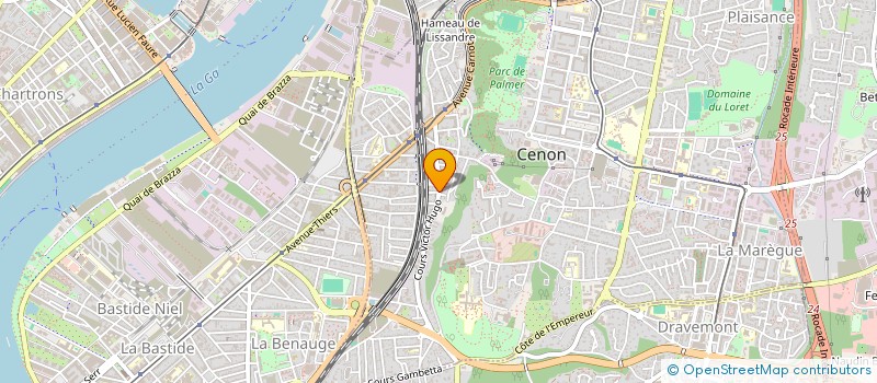 localisation de l'entreprise OUANDA NOUAUX  CENON