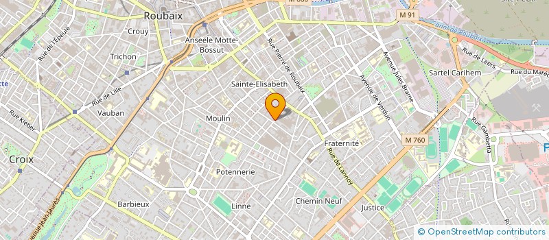 localisation de l'entreprise OUANES KAMAL ET HENNI  ROUBAIX