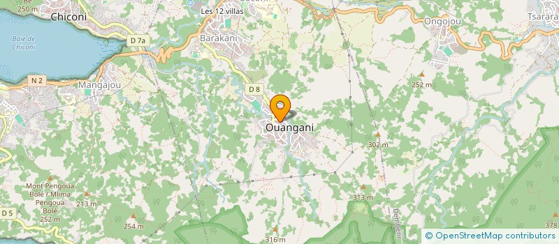 localisation de l'entreprise OUANGANI EN FORME à OUANGANI