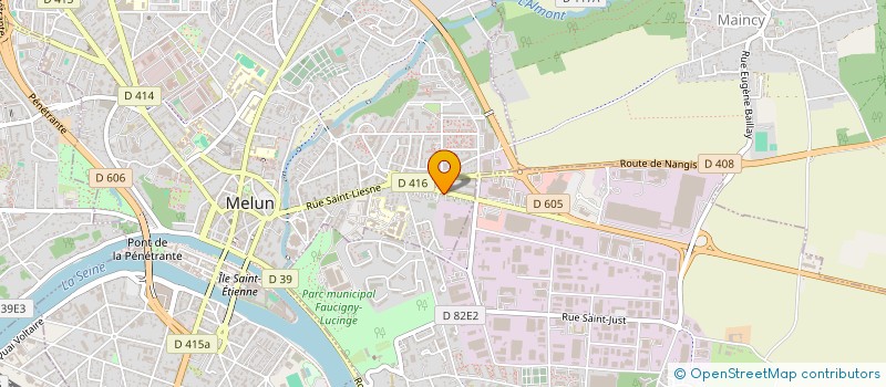 localisation de l'entreprise OUANILO  MELUN