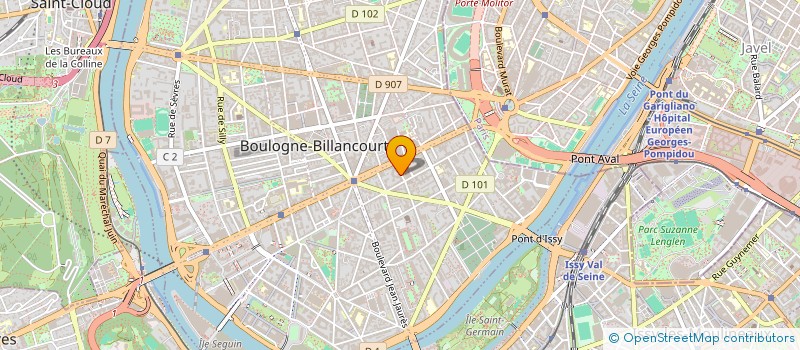 localisation de l'entreprise OUAPS FRANCE à BOULOGNE BILLANCOURT
