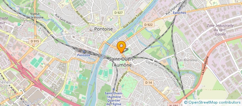 localisation de l'entreprise OUAREZKI à SAINT-OUEN-L'AUMONE